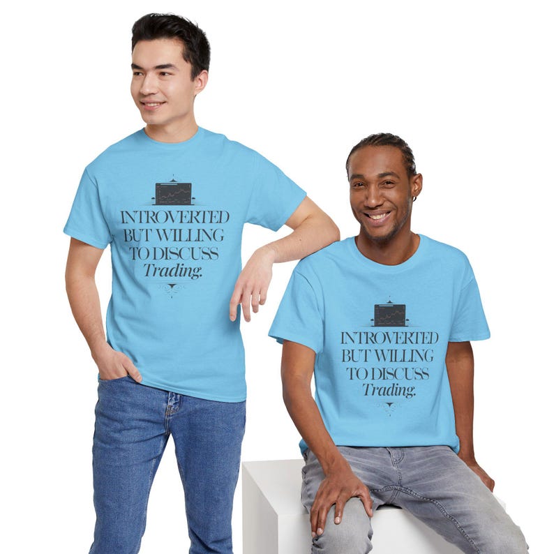Introverted Trader T-Shirt, Stock Market Apparel, Forex Futures Options Tee image 6
