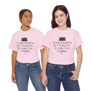 Introverted Trader T-Shirt, Stock Market Apparel, Forex Futures Options Tee image 9