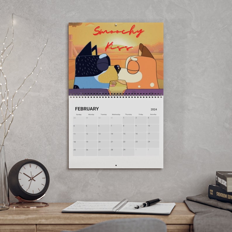 Bluey Calendar 2024 Seasons 13 Bluey Family Calendar Etsy Finland