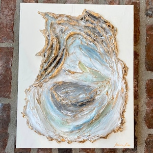 Original Textured Artwork-Oyster