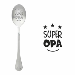 Spoon with saying - Super OPA