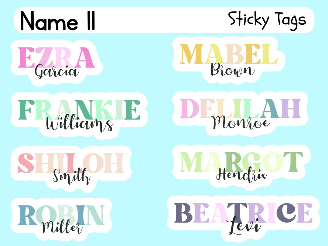 Personalized Name Sticker - Laptop Decal - Personalized Phone Case ...