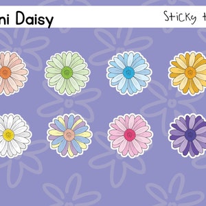 Mini Gänseblümchen Sticker Pack - Set 1