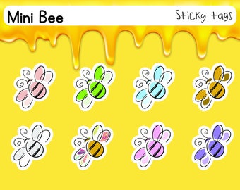 Mini Bee Sticker Packs - Set 1