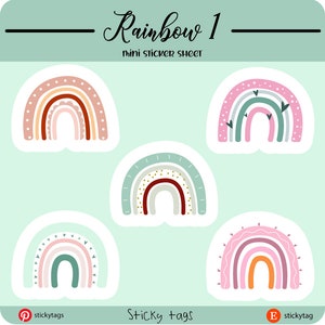 Mini Rainbow Sticker Pack
