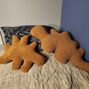 Dino nugget pillow