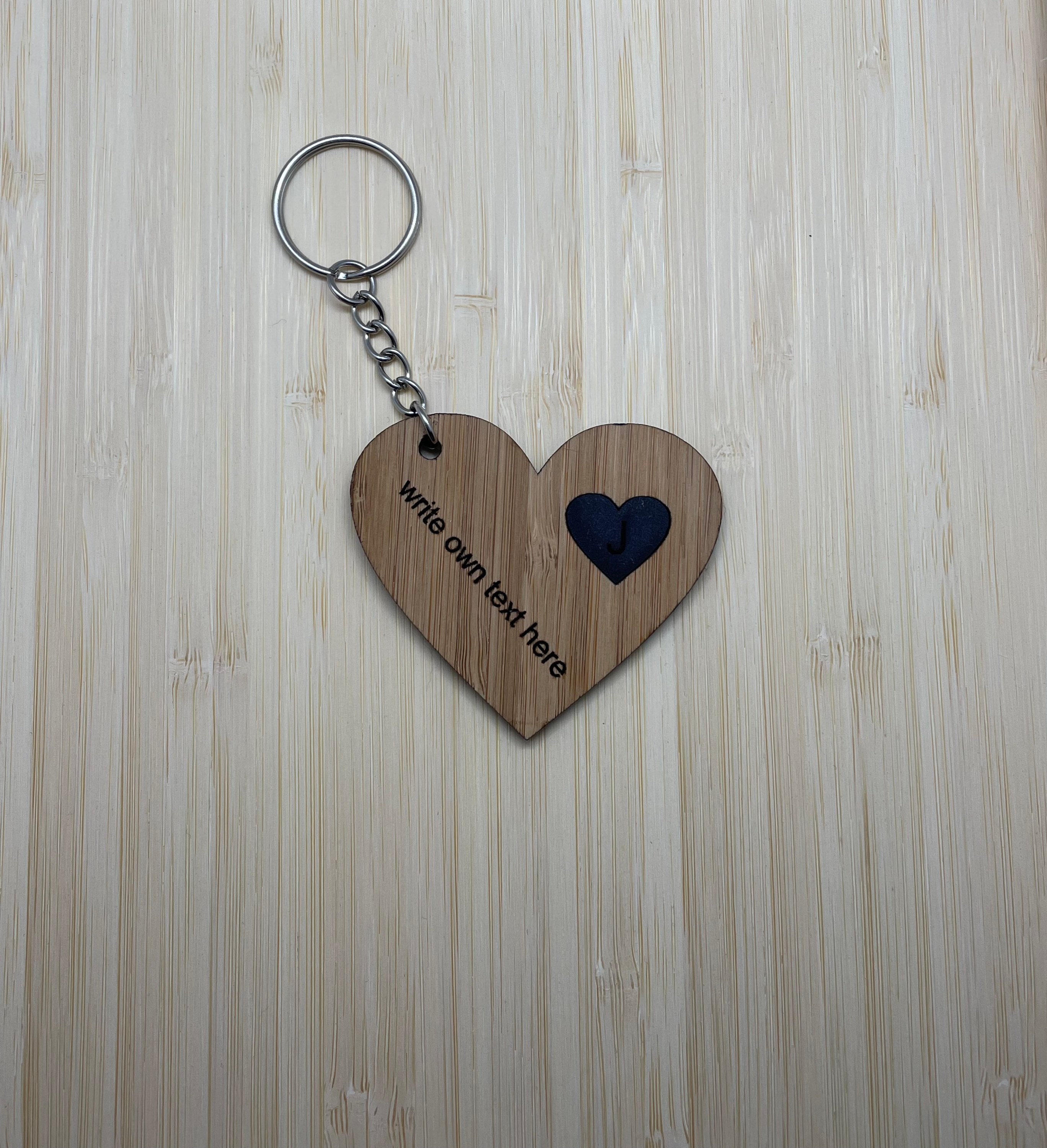 Porte-clés en bois pour couple à partager - La fabrique de Vickie