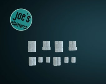set of pouches for miniature wargaming