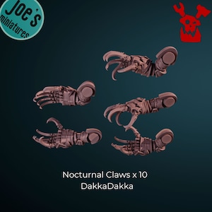 Nocturnal Claws set 1 x 10 (5 Left 5 Right) - DakkaDakka