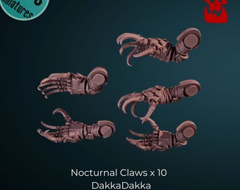Nocturnal Claws set 1 x 10 (5 Left 5 Right) - DakkaDakka