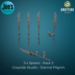 5 x Spjut - Paket 3 - Greytide Studio - Eternal Pilgrims