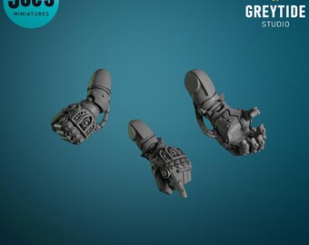 Power fist x 5 - Greytide studios - Eternal Pilgrim - Pack 5