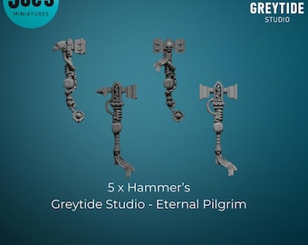 5 x Martillos de potencia - Greytide Studio - Eternal Pilgrims