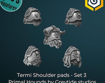 Termi Axelvaddar x 10 - Set 3 - Primal Hounds av Greytide Studio