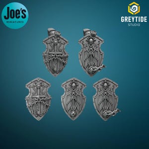 5 x Termi Shields - Greytide Studios - Eternal Pilgrims Termi pack