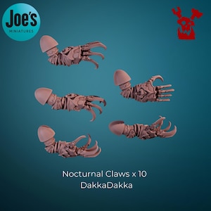 Nocturnal Claws set 1 x 10 (5 Left 5 Right) - DakkaDakka