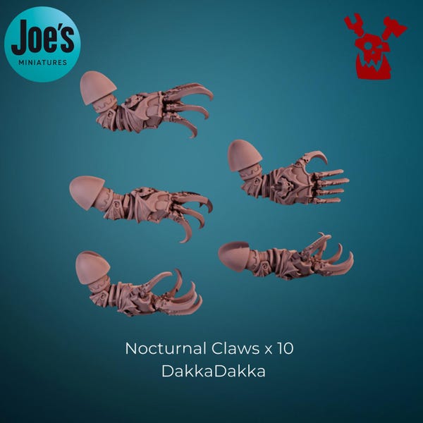 Nocturnal Claws set 1 x 10 (5 Left 5 Right) - DakkaDakka