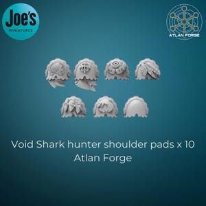10 x Void Shark Jäger Schulterpolster - Atlan Forge
