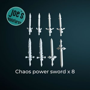 Chaos power weapons collection x8