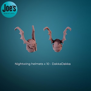10 x Nightwing Helmets - DakkaDakka