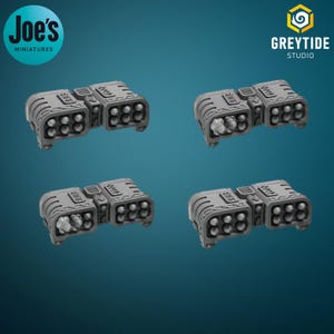 5 x Termi Missile Launchers - Greytide Studios - Primal Hounds