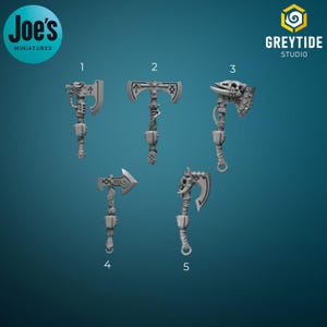 5 hachas de poder - Sabuesos primigenios - Greytide Studios