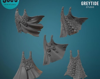 Mantelli x 5 - Guardiani dell'Incudine - Greytide Studio