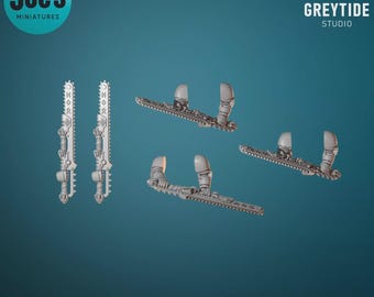 Two handed chainswords x 5 - Primal hounds - Greytide studio