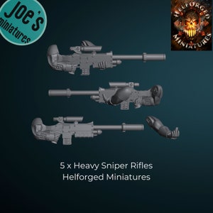 Heavy Sniper Rifles - Helforged miniatures