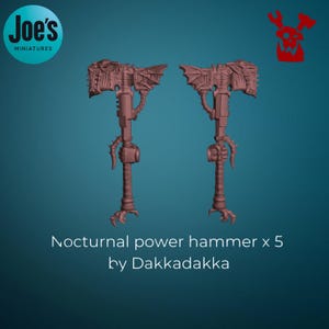 Nocturnal power hammers x 5 - by DakkaDakka