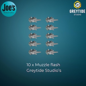10 x Muzzle flash - Greytide studio