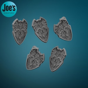 Dragon Knight Shields x 5 - Atlan Forge