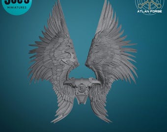 Angelic veteran winged backpack - Atlan Forge
