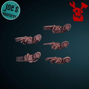 Nocturnal Claws - set 2  x 10 (5 Left 5 Right)  - DakkaDakka