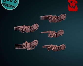 Nocturnal Claws - set 2  x 10 (5 Left 5 Right)  - DakkaDakka