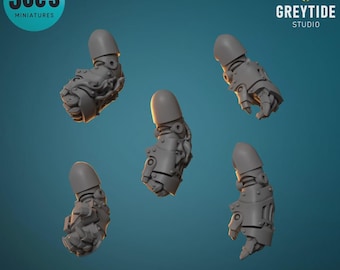 Puños de poder x 5 - Guardianes del Yunque - Greytide Studio