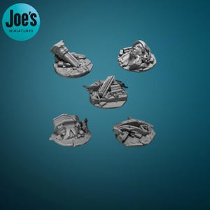 10 x 32 mm Base Topper für Jump Pack Modelle - Crimson Lords - Greytide Studio