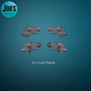 10 x Grav pistol proxy