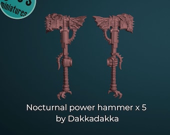 Nocturnal power hammers x 5 - by DakkaDakka
