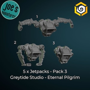 5 x Jetpacks - Pack 3 - Greytide Studios - Eternal Pilgrims