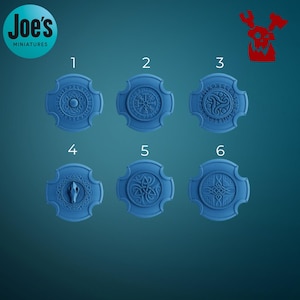 6 x Stormbringers/viking themed shields - DakkaDakka miniatures