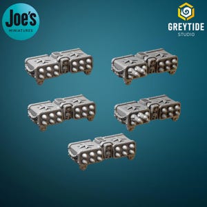 5 x Termi Missile Launchers - Greytide Studios - Eternal Crusaders