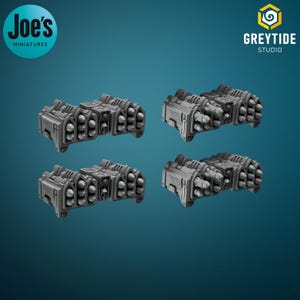 5 x Termi Missile Launchers - Greytide Studios - Eternal Pilgrims