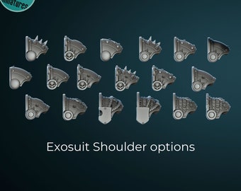 10 x Voidwalker Exosuit Shoulder Pauldrons