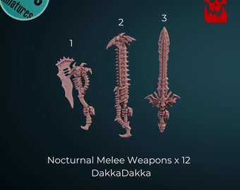 Nocturnal Melee weapons x 12 - DakkaDakka