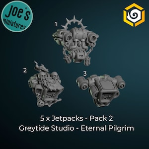 5 x Jetpacks - Pack 2 - Greytide Studios - Eternal Pilgrims