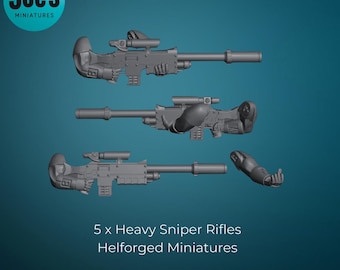Heavy Sniper Rifles - Helforged miniatures