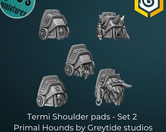 Termi Axelvaddar x 10 - Set 2 - Primal Hounds av Greytide Studio