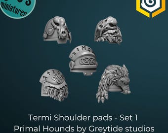 Termi Axelvaddar x 10 - Set 1 - Primal Hounds av Greytide Studio