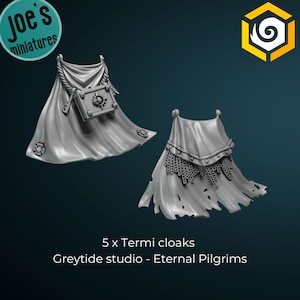Termi Cloaks x 5 - Greytide studios - Eternal Pilgrims